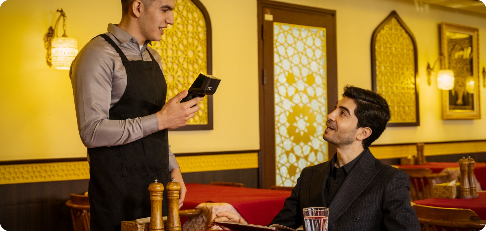 SUNMI V3e compact handheld POS terminal for small business