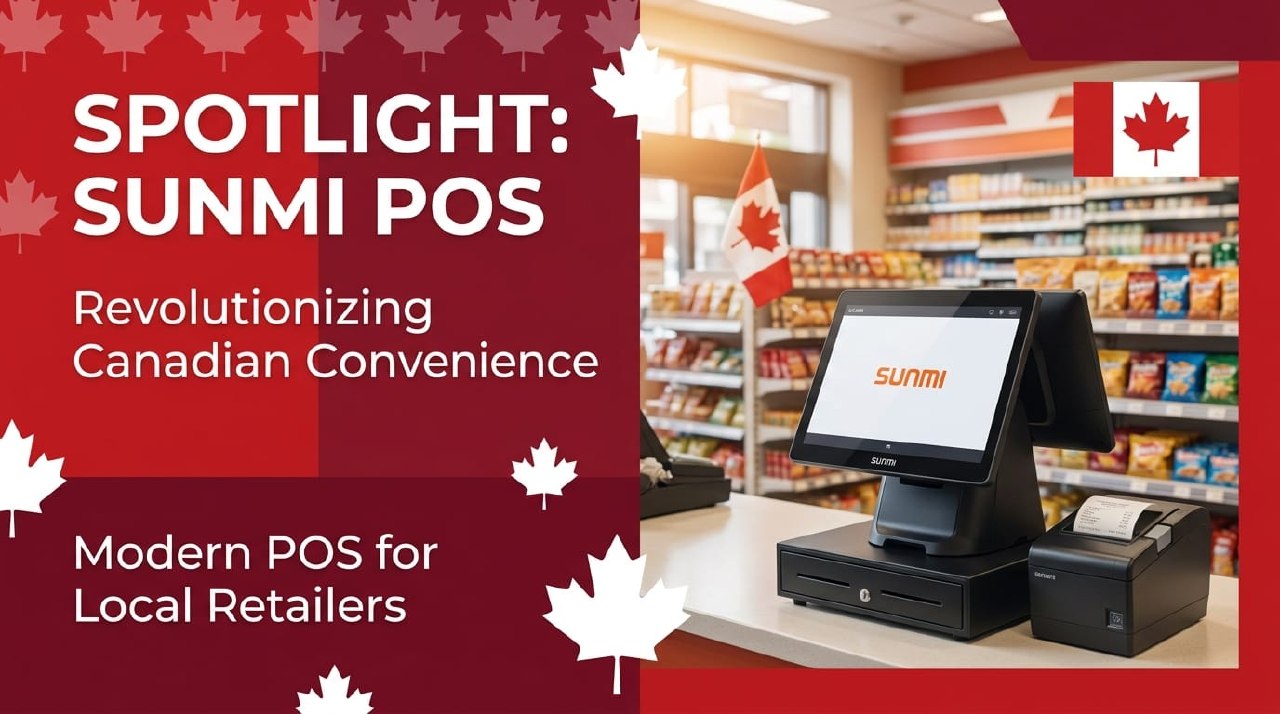 SUNMI POS for Canadian retail: convenience stores, grocery, and specialty shops